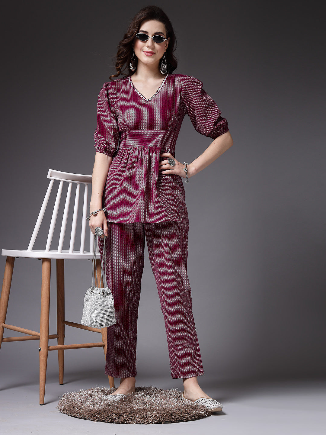 Stylum wine cotton woven ethnic wear – wholesale manufacturer & exporter from India