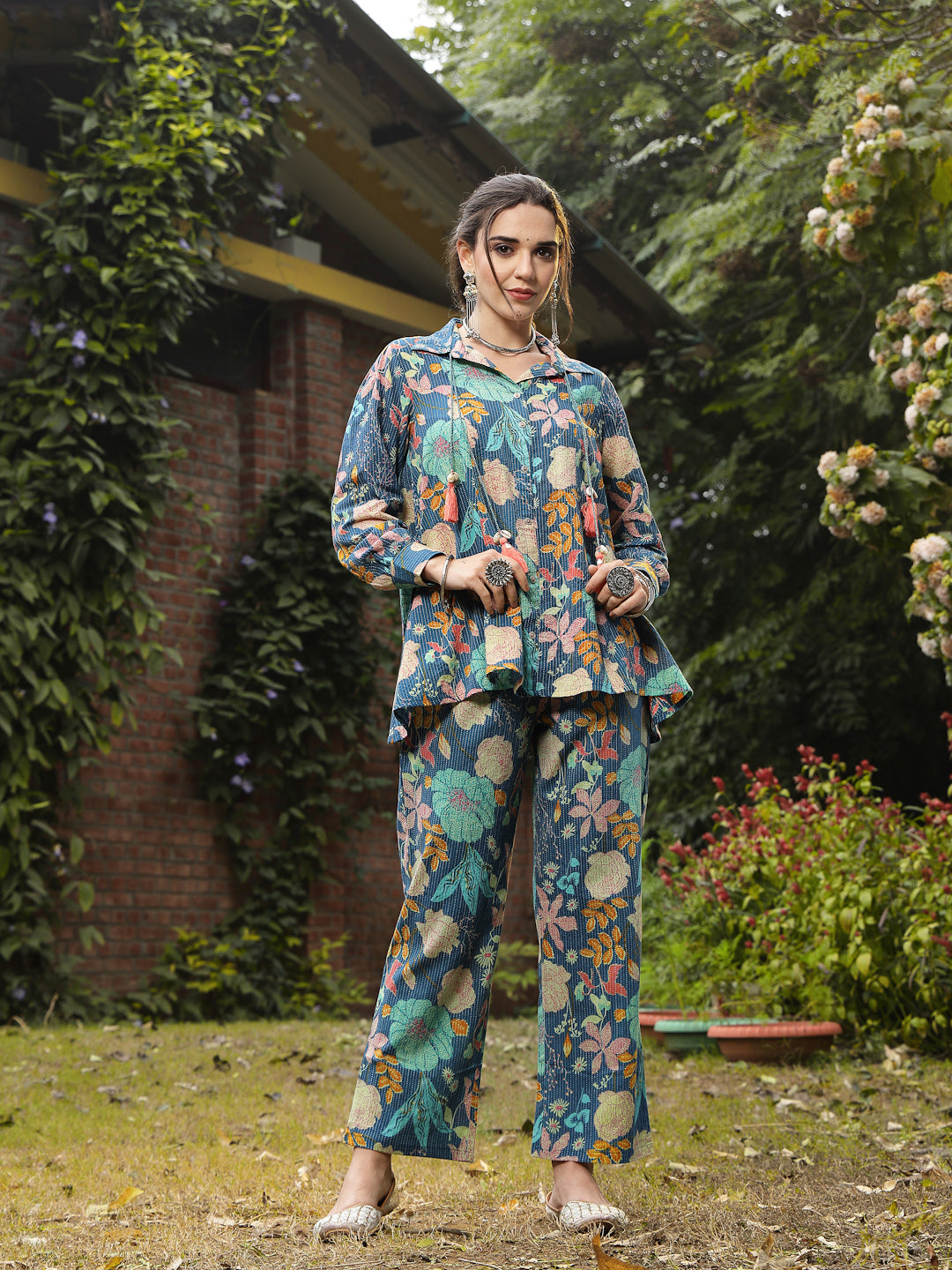 Stylum multi color cotton printed ethnic wear wholesale manufacturer & exporter from India