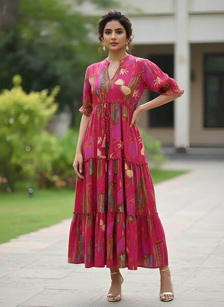Floral Printed Dress for Women