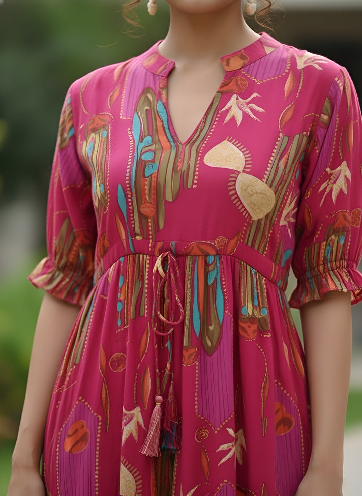 Floral Printed Dress for Women