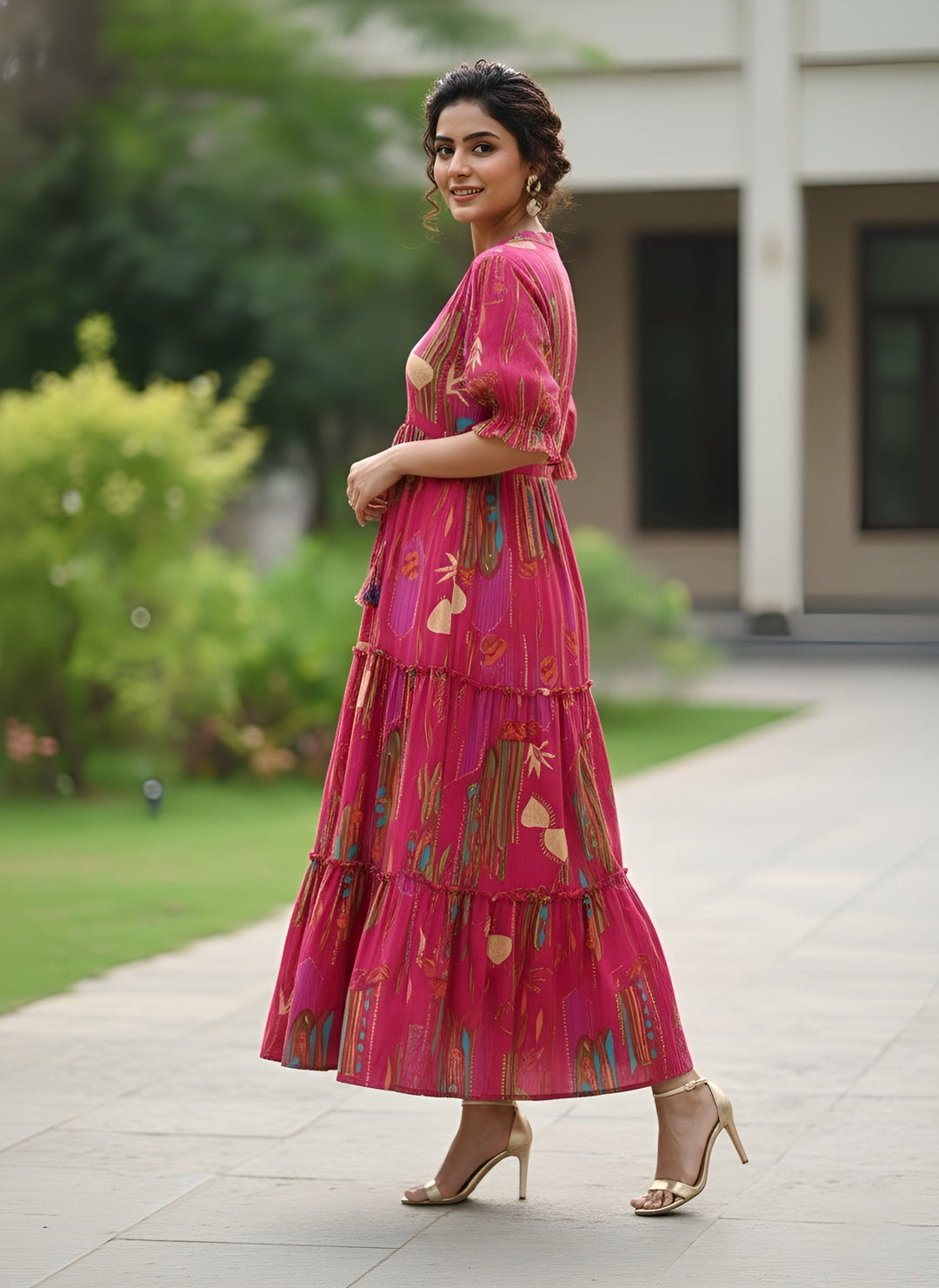 Floral Printed Dress for Women