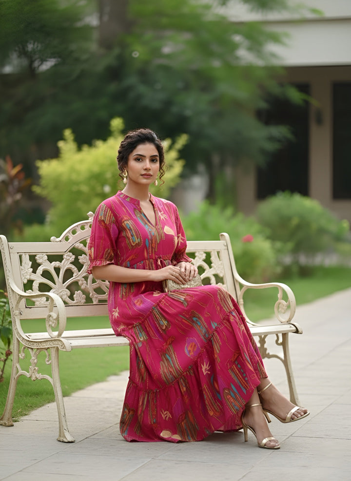 Floral Printed Dress for Women