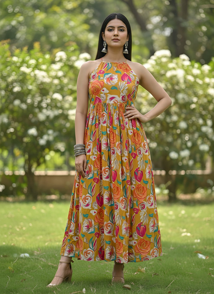 Floral Printed Dress for Women