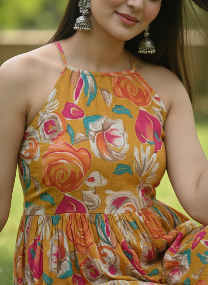 Floral Printed Dress for Women