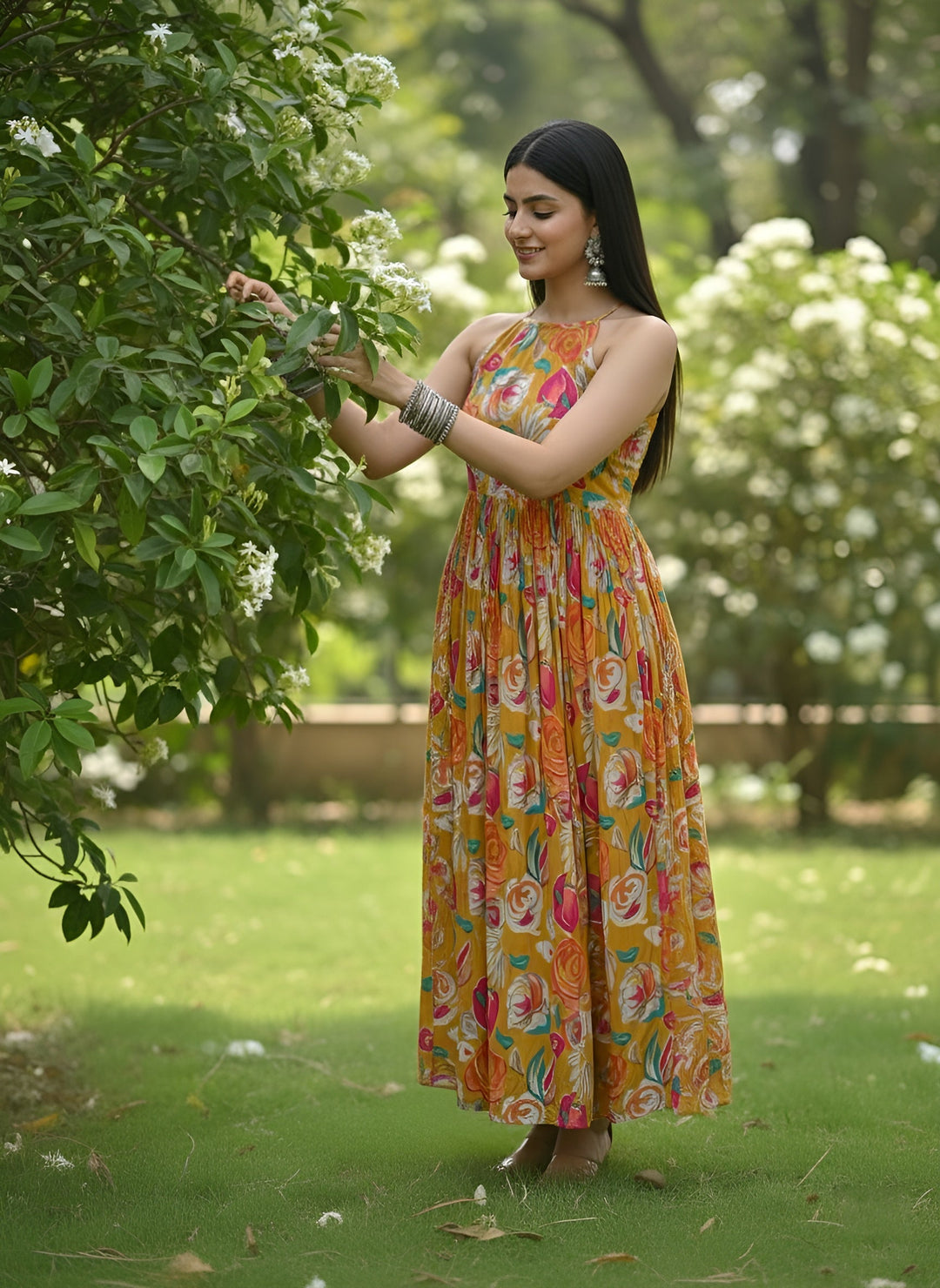 Floral Printed Dress for Women