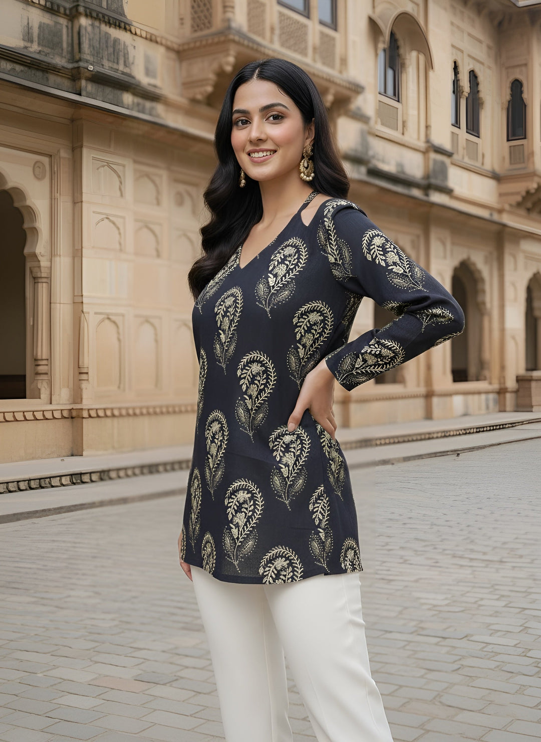 Women Printed Straight Tunic
