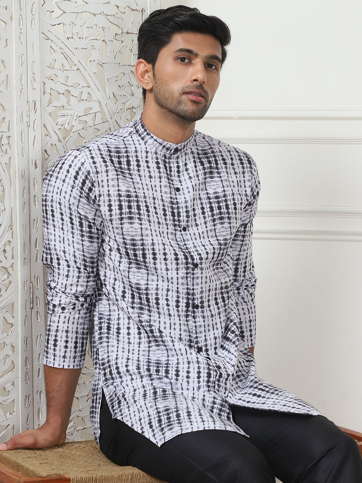 Printed Front Open Kurtas