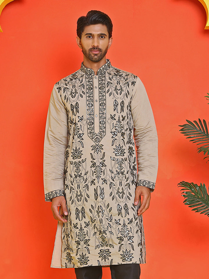 Embroidered & Sequins Kurtas For Men