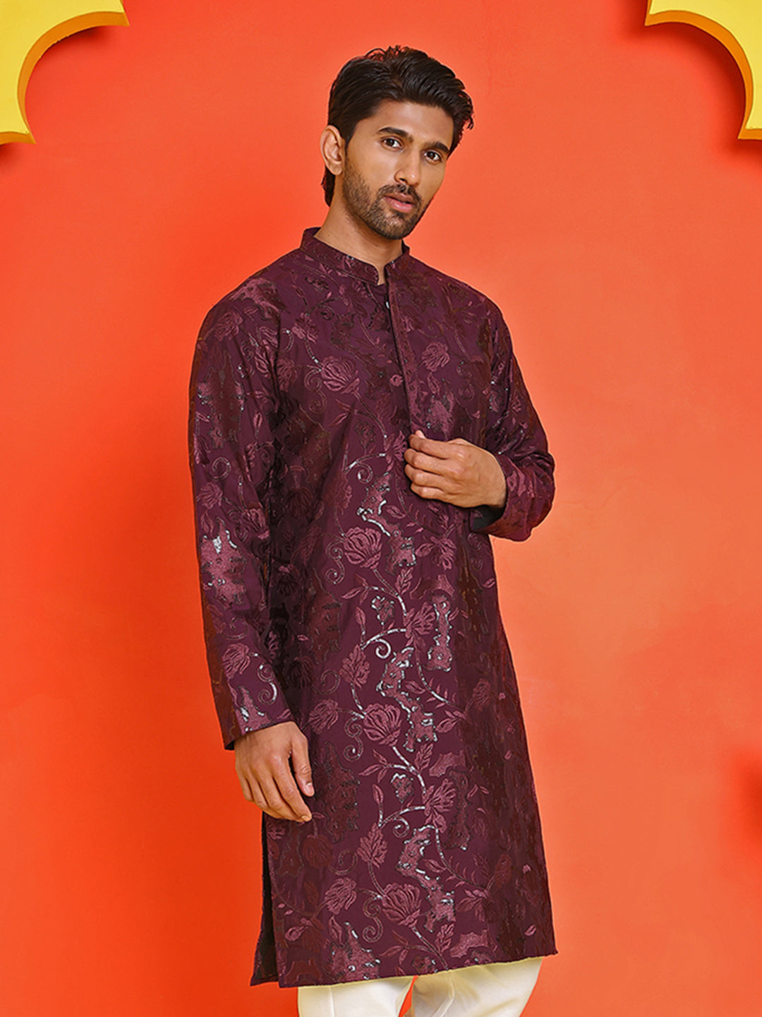 Embroidered Kurtas For Men
