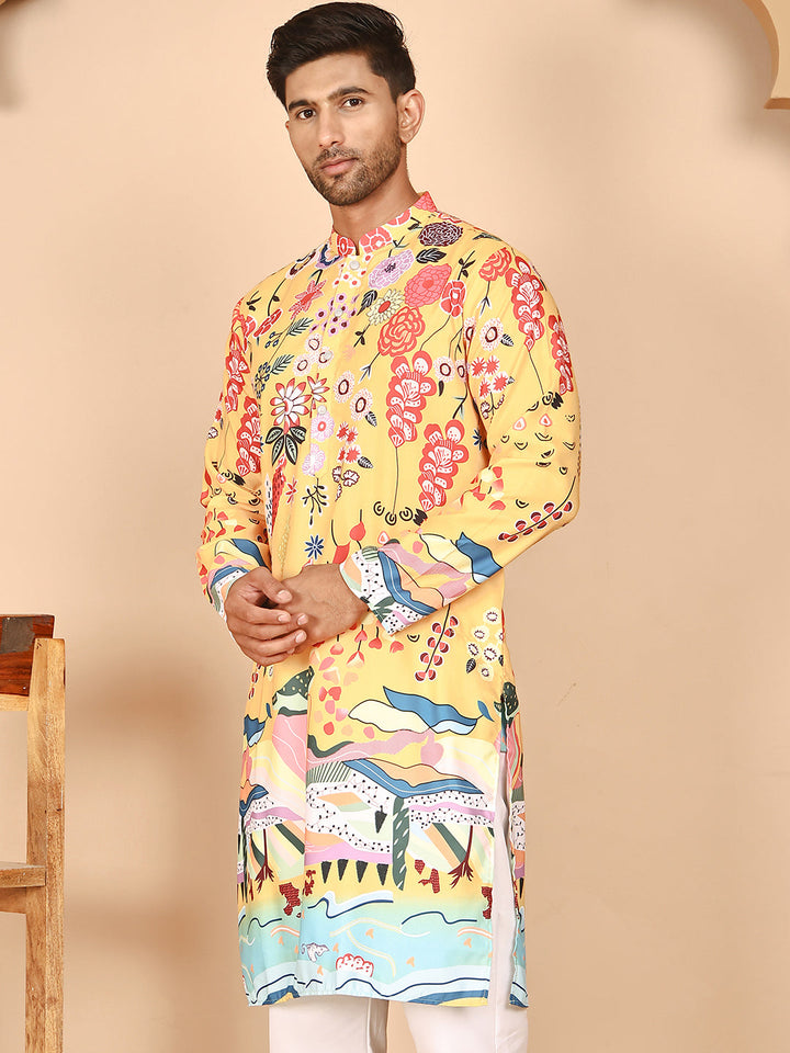 Printed Kurtas With Artistic Design