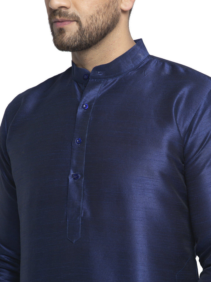 Men'S Solid Dupion Silk Kurtas