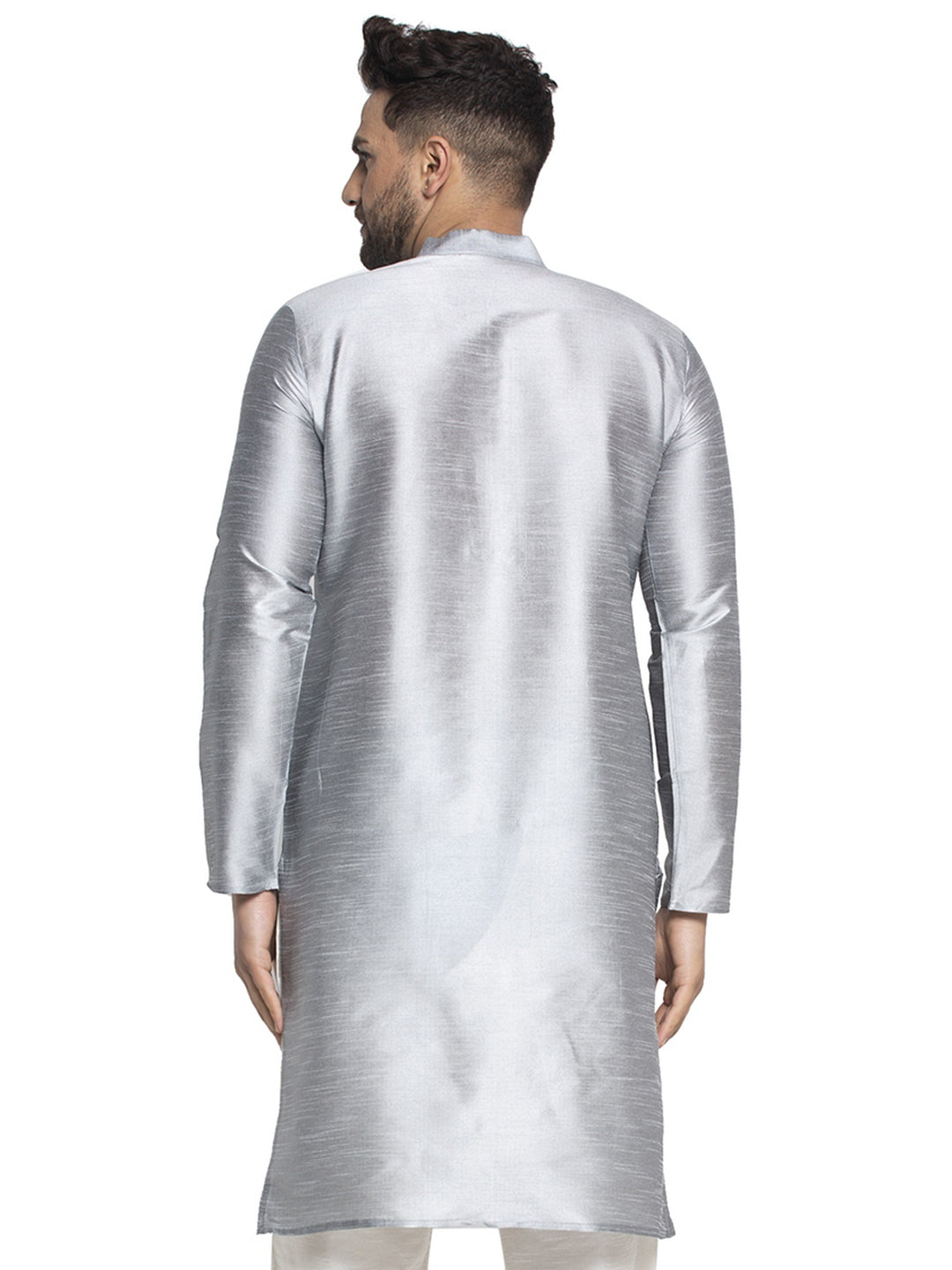 Men'S Solid Dupion Silk Kurtas