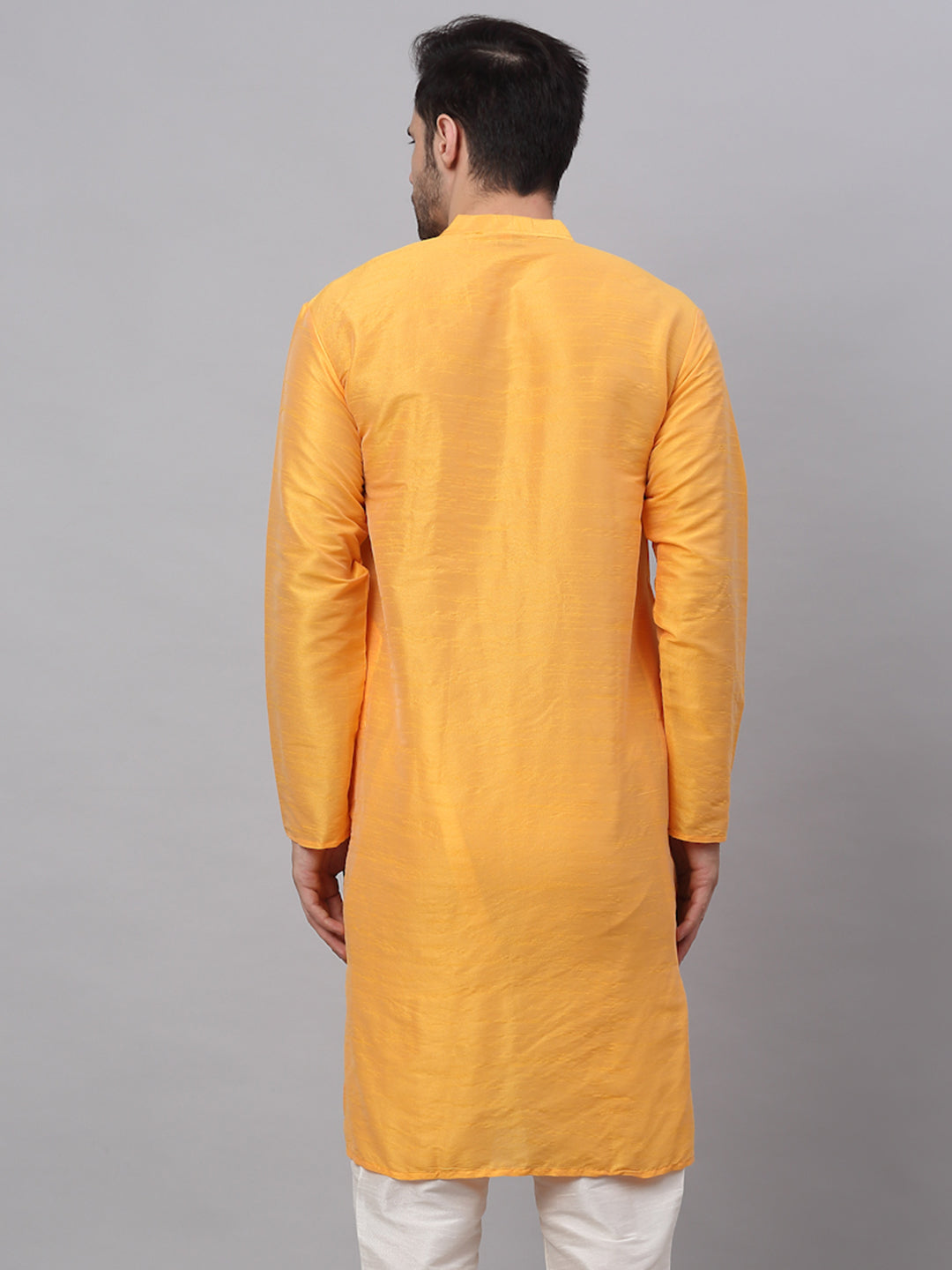 Men'S Solid Dupion Silk Kurtas