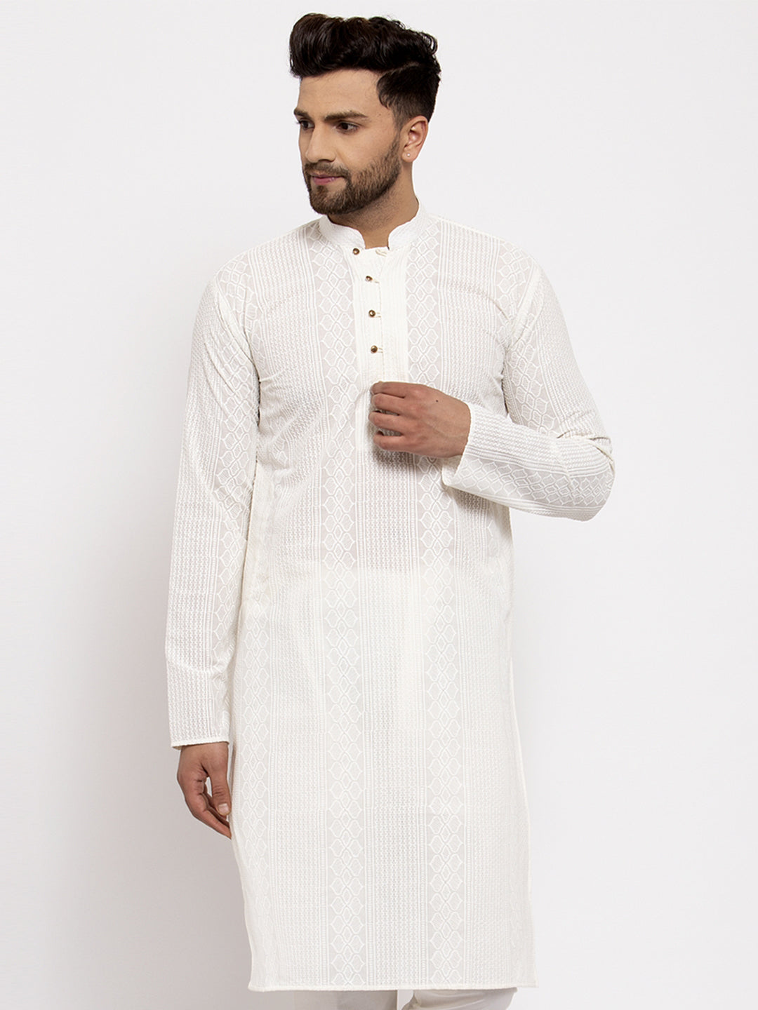 Men'S Embroiderd Kurtas