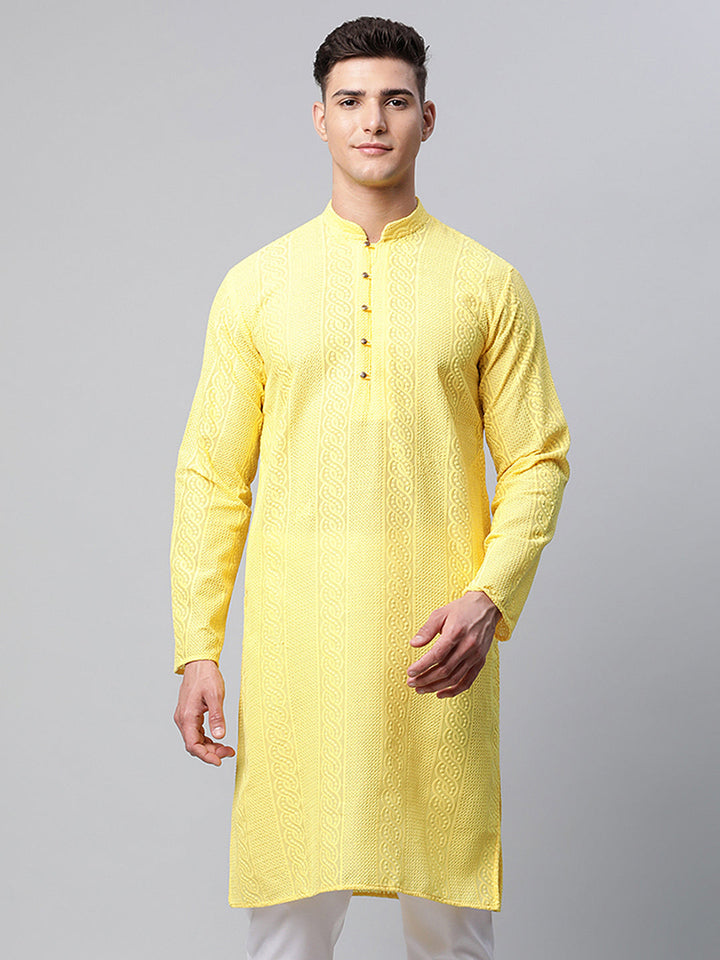 Men'S Embroiderd Kurtas