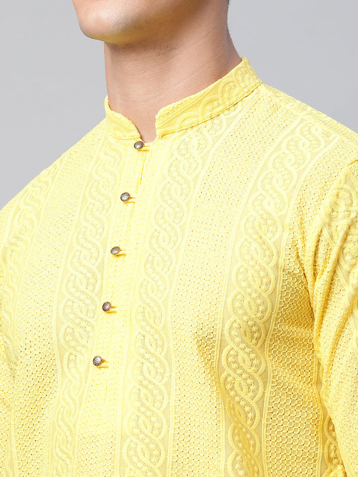 Men'S Embroiderd Kurtas