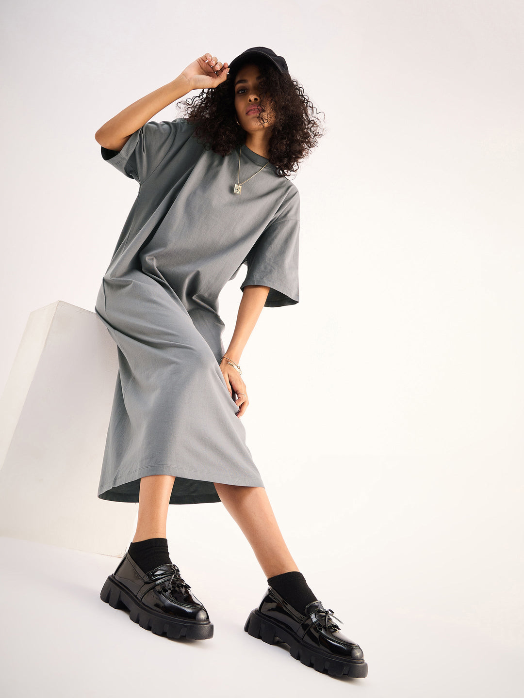 Women Oversized T-Shirt Dress