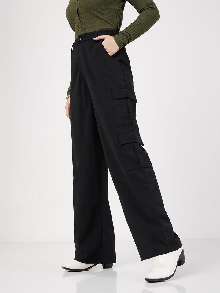 Women Multi Pocket Detail Cargo Pants