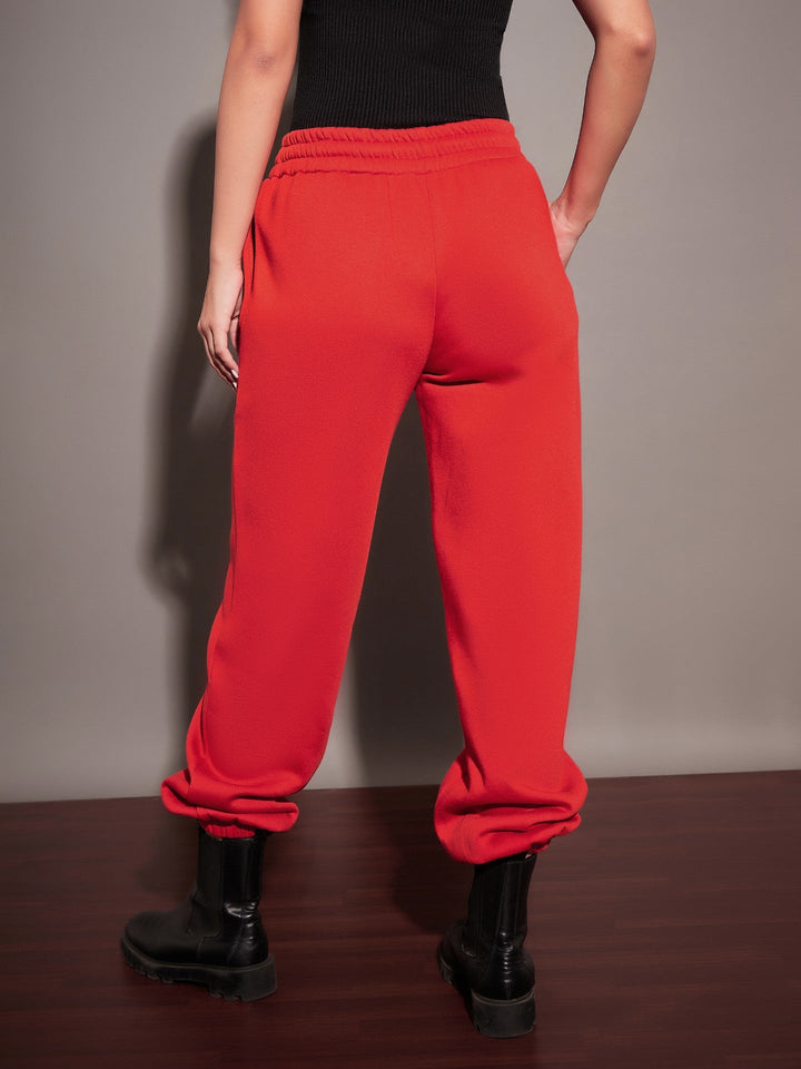 Women Fleece Baggy Joggers