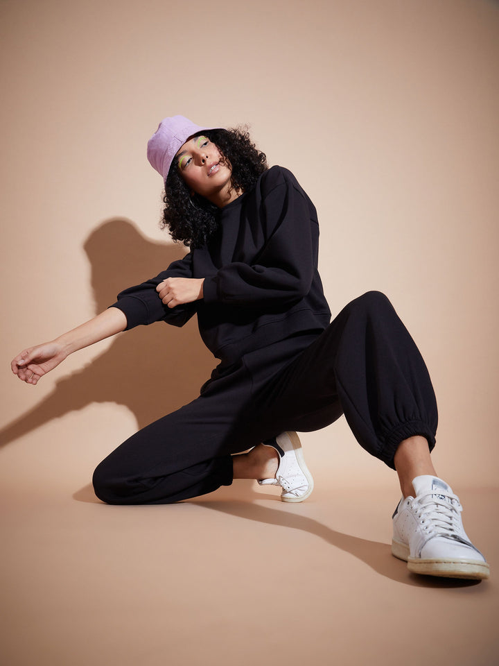 Women Premium Fleece Baggy Joggers