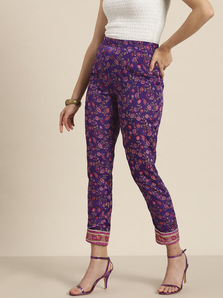 Womenfloral Pencil Pants