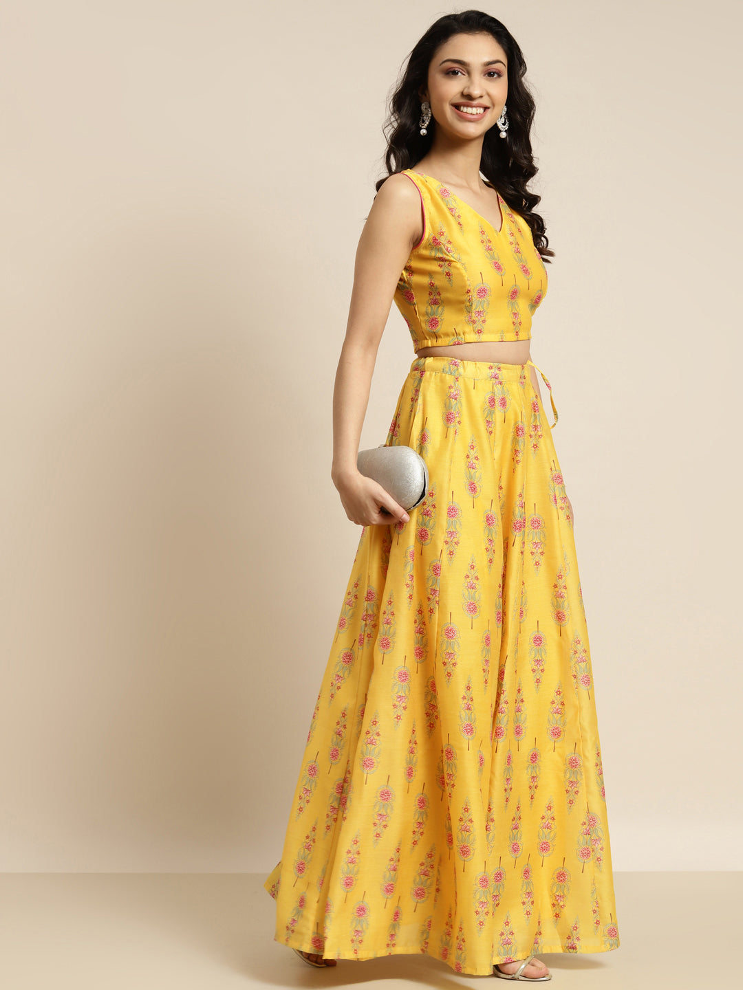 floral Anarkali Skirt