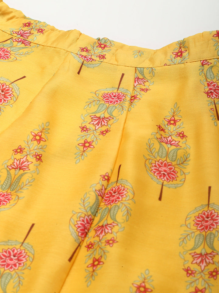 floral Anarkali Skirt