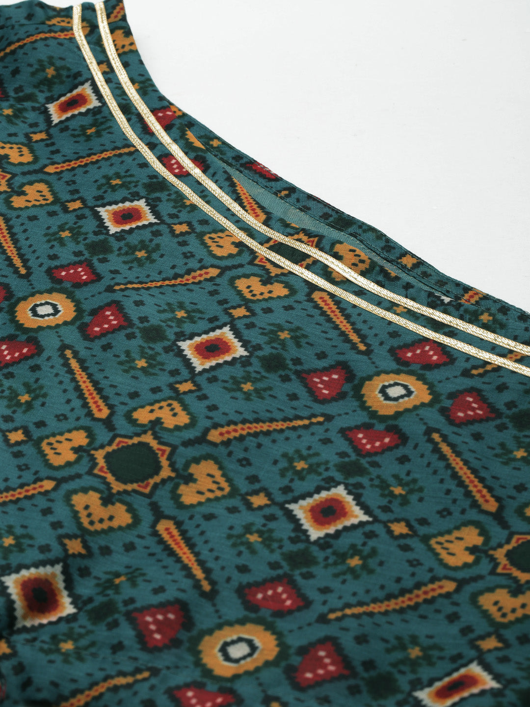 Womenpatola One Shoulder Crop Top