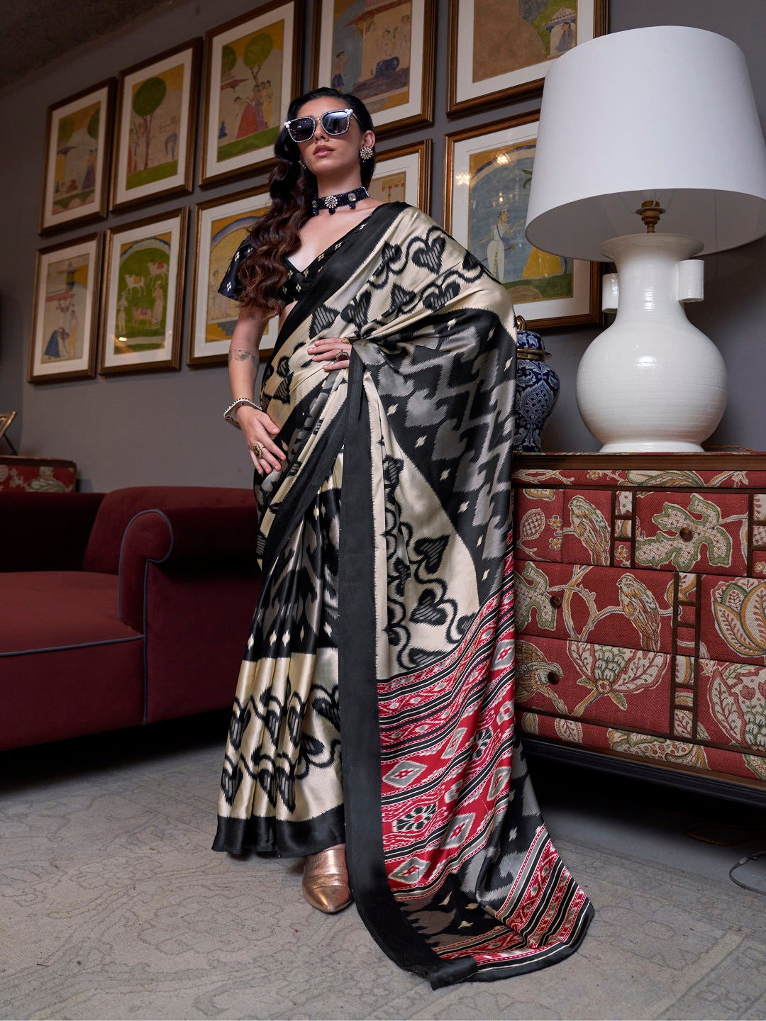 Stylum printed saree – wholesale manufacturer & exporter from India