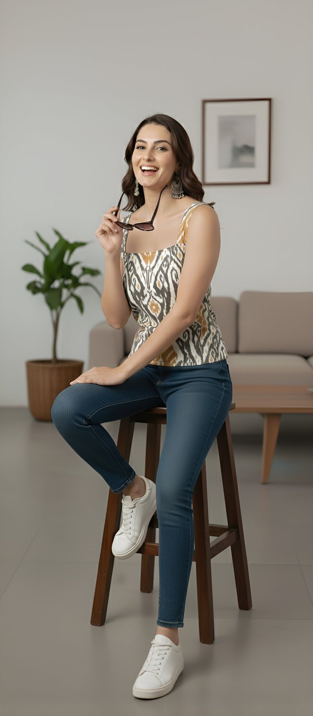 Stylish Printed Top For Women